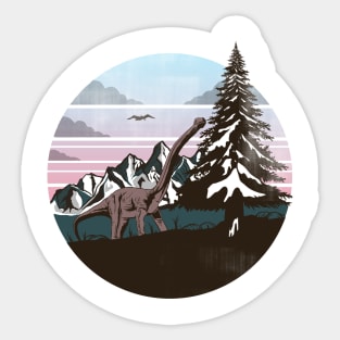 Winter Dinosaurs Sticker